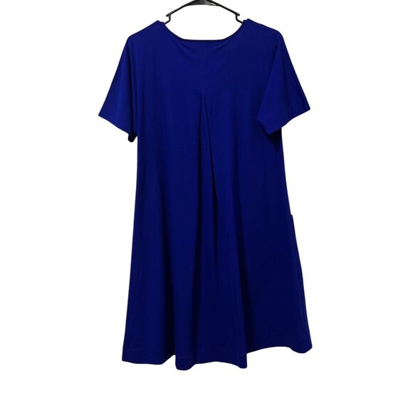 Anthropologie Maeve Women dress Size XS Blue Pockets Cotton/spandex Stretch - Picture 4 of 8